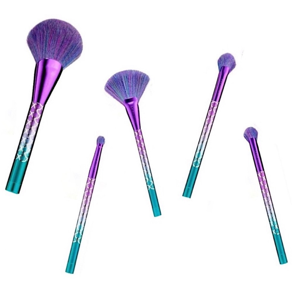 Sephora Collection Ocean Crush Fan 5-Piece Brush Limited Edition Set